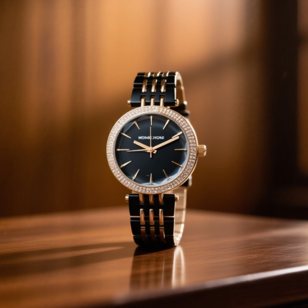 MICHAEL KORS Classic crystal chain Watch