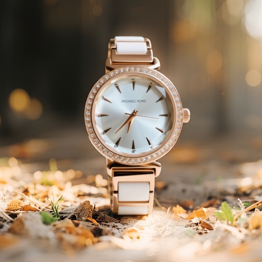 MICHAEL KORS Classic White Watch