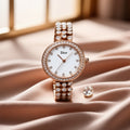 Dior Luxury Crystal Bezel Watch for Women