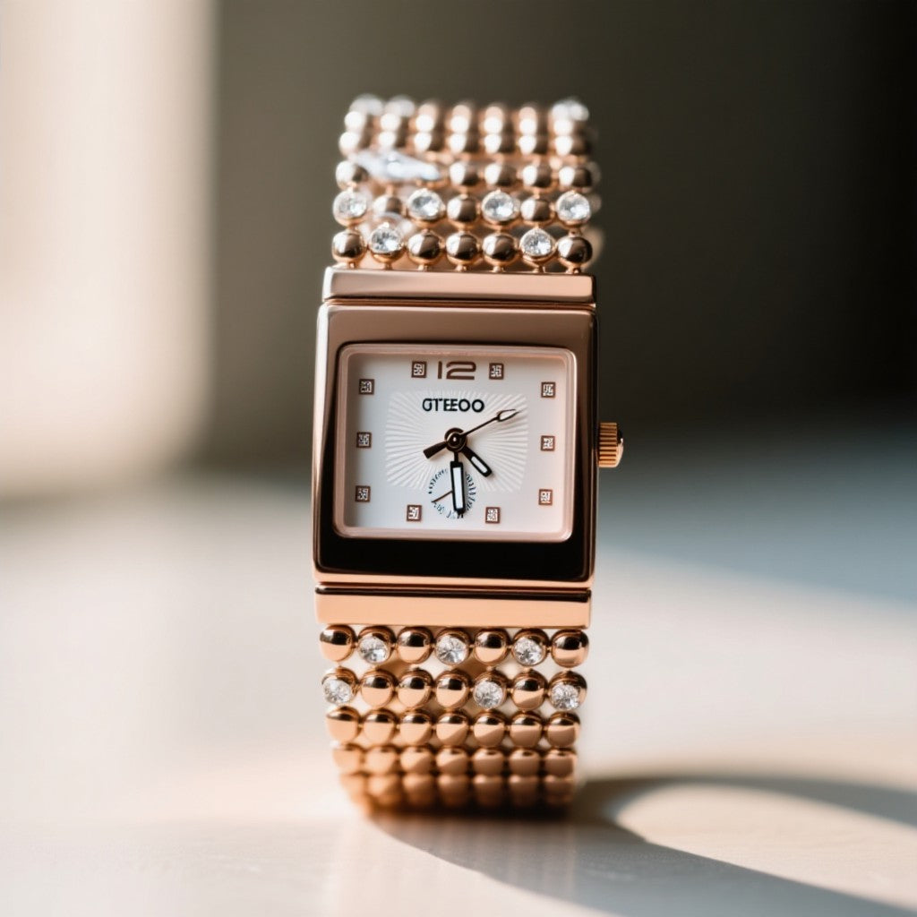 GUEOO Gold Premium Watch For Women