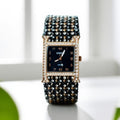 GUEOO  Black Premium Watch For Women