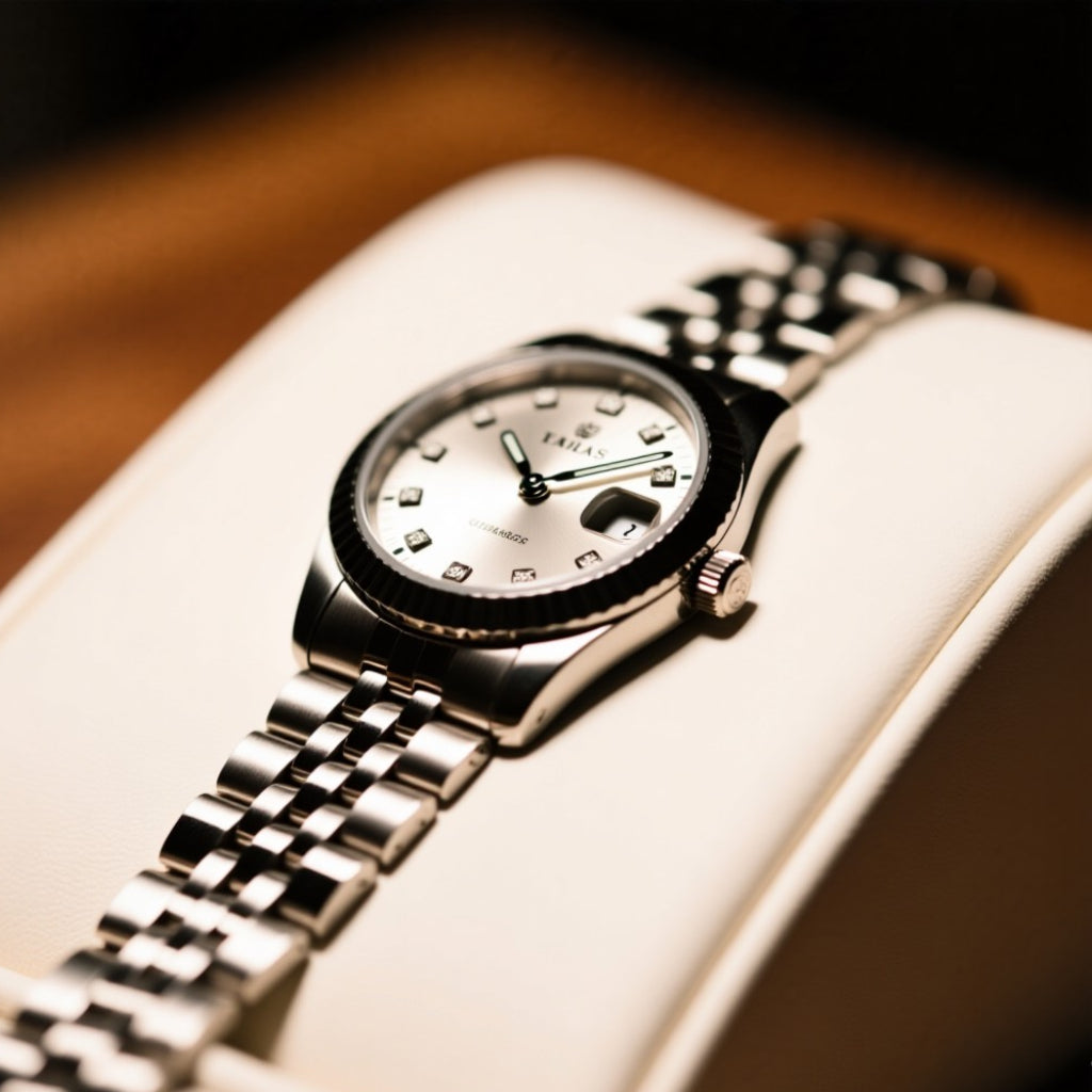 Timas Classic Silver Stainless Steel Watch