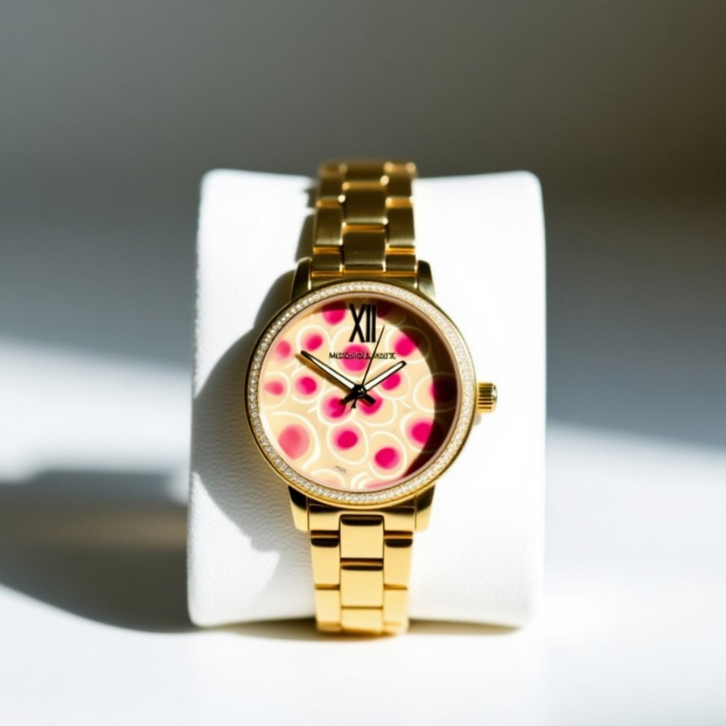 Michael Kors Luxury Crystal Bezel Watch for Women