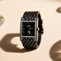 GUEOO Black Watch for Women