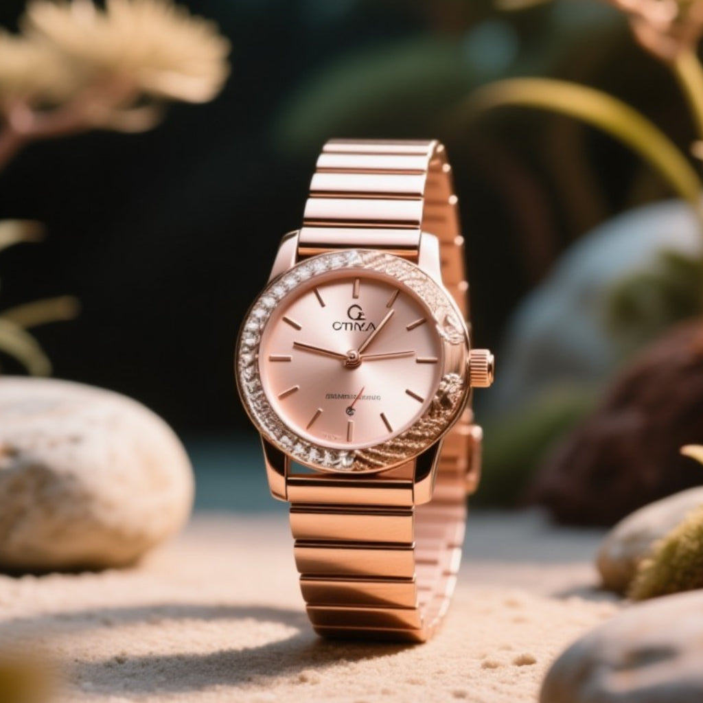 Omega Premium 22mm Strap Watch for Women