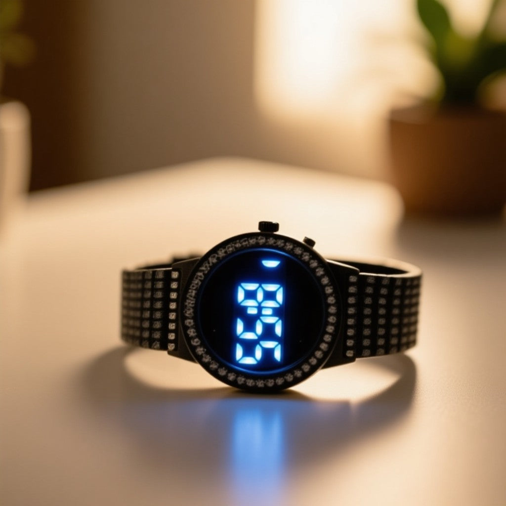 Black Dial  Watch for Women